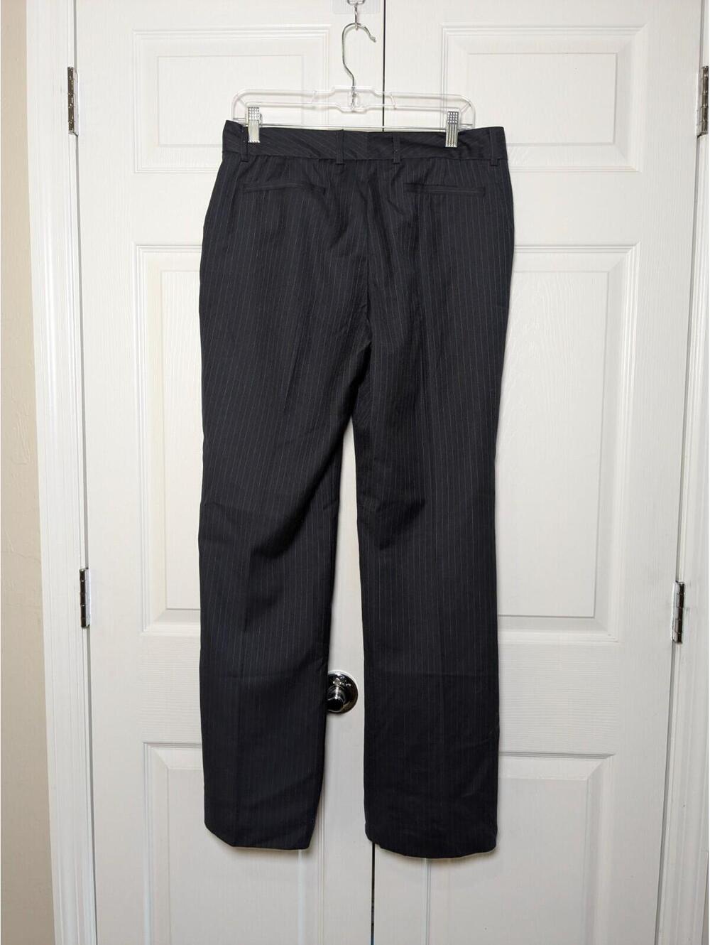 Anne Klein Women’s Pinstripe Wide-Leg Suit Pants, Size 8 - Picture 5 of 9